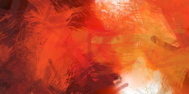 Soyut arkaplanda pürüzlü fırça darbeleri. Fırça boyası. Renkli boya darbeleri. Eşsiz duvar sanatı. Tuvaldeki modern sanat. Renkli çağdaş sanat eserleri.