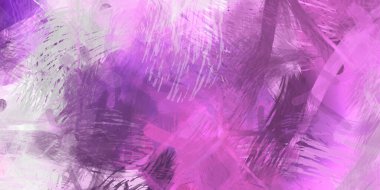 Soyut arkaplanda pürüzlü fırça darbeleri. Fırça boyası. Renkli boya darbeleri. Eşsiz duvar sanatı. Tuvaldeki modern sanat. Renkli çağdaş sanat eserleri.