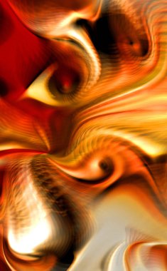 Hareketli girdapların soyut çizimi. Titreşimli renkli kıvrımların dönen akışı. Kıvrımlı ve kıvrımlı arka plan ve çizgiler. Garip duvar kâğıdı tasarımı. Dalgalanma arkaplanı.