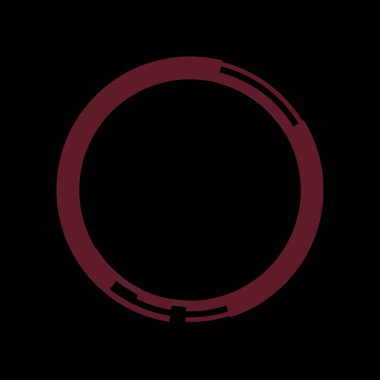 Fütürist dairesel gövde arayüzü elementi. Soyut çember geometrik arkaplan. Dijital teknolojinin grafiksel çizimi.