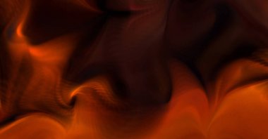 Hareketli girdapların soyut çizimi. Titreşimli renkli kıvrımların dönen akışı. Kıvrımlı ve kıvrımlı arka plan ve çizgiler. Garip duvar kâğıdı tasarımı. Dalgalanma arkaplanı.