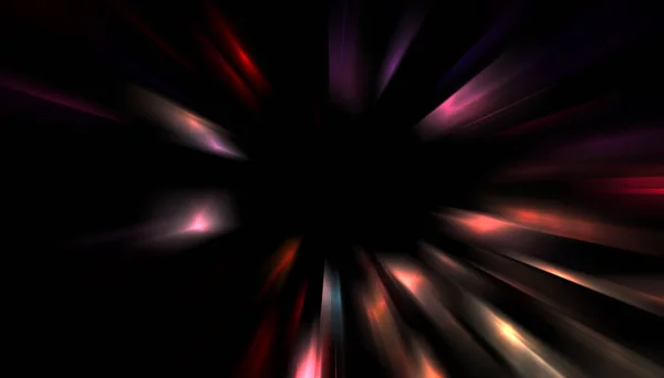 Esplosione Stella Incandescente Immagine Dinamica Sfondo Colorato Sfondo Luci Bagliore — Foto Stock