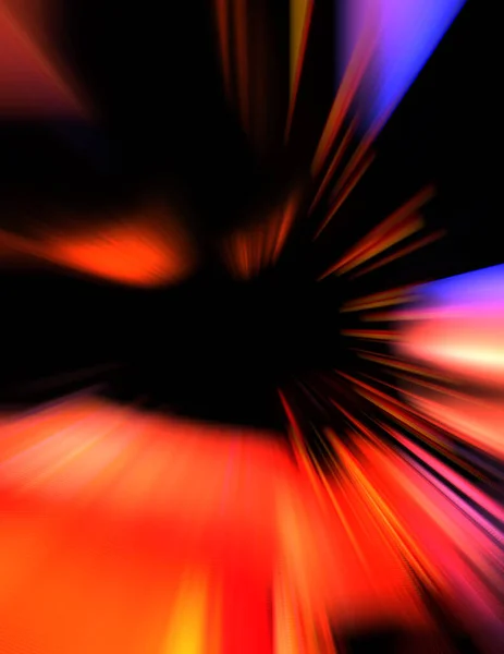 Барвисті Яскраві Спалахи Світлової Енергії Попереджений Графічний Рух Фону Динамічний — стокове фото