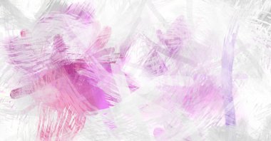 Soyut arkaplanda pürüzlü fırça darbeleri. Fırça boyası. Renkli boya darbeleri. Eşsiz duvar sanatı. Tuvaldeki modern sanat. Renkli çağdaş sanat eserleri.