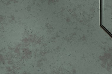 Gelecekçi kavramsal tasarım arka planı. Uzay gemisi desenli duvar kağıdı. Fırçalanmış teknoloji şablonu yüzeyi. Üç boyutlu illüstrasyon. SciFi panelleri duvar.