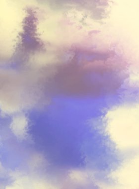 Modern fırça darbeleri. Poster, duvar sanatı, afiş, kart, kitap kapağı veya ambalaj için rahatlatıcı kompozisyonun yumuşak renkli çizimi. Pastel renklerle suluboya. 