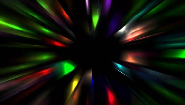 Parlayan yıldızın patlaması. Dinamik renkli arkaplan resmi. Parıldayan ışıklar duvar kağıdı. Tasarımınız için canlı şablon.