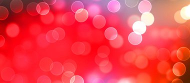 Kavramsal ışıklar duvar kağıdı. Güzel soyut çok renkli bokeh çemberleri parçacıklarla çevrili. Metninizi veya başlığınızı göstermek için boşluk ile odaklanmış olmayan canlı illüstrasyon. 