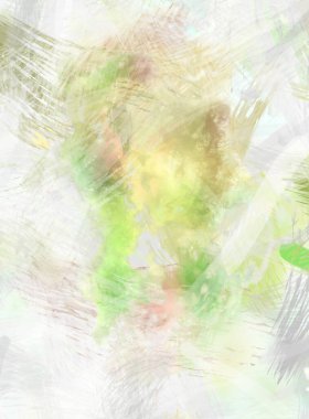 Soyut arkaplanda pürüzlü fırça darbeleri. Fırça boyası. Renkli boya darbeleri. Eşsiz duvar sanatı. Tuvaldeki modern sanat. Renkli çağdaş sanat eserleri.