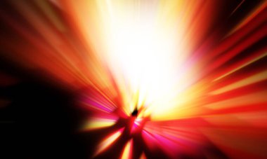 Siyah zemin üzerinde ışık parçacığı izleri. Parlayan parçacıkları ve çizgileri olan ışık patlaması yıldızı. Güzel hareketli soyut ışınlar duvar kağıdı. Renkli Patlama grafiği. Işık ışınlarının patlaması. 