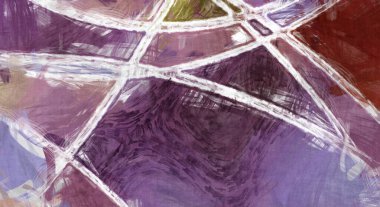 Tuval üzerinde etkileyici fırçalanmış resim. Soyut doku. 2D çizim. Geniş fırça darbeleri. Modern dijital sanat. Çağdaş fırça. Modern ifade. Popüler biçim boyanmış resim.