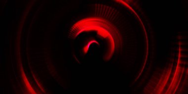 Parlayan neon ışıkları. Parlak sunum tasarım şablonu. Fotoğraf makinesi konsepti. Soyut arkaplan. Dönen ışık ışınları. Hareketli kavramsal duvar kağıdı. Grafik dijital illüstrasyon. 