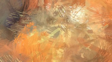 Soyut arkaplanda pürüzlü fırça darbeleri. Fırça boyası. Renkli boya darbeleri. Eşsiz duvar sanatı. Tuvaldeki modern sanat. Renkli çağdaş sanat eserleri.