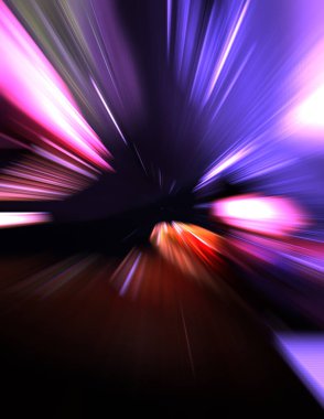 Renkli ışık enerjisi parlamaları. Çarpık grafik hareket arkaplanı. Dinamik patlama flaşı. Hızlanma efekti. Hızlı yüksek hız bulanıklaştırma arkaplanı. Işık teknolojisi soyut duvar kağıdı.