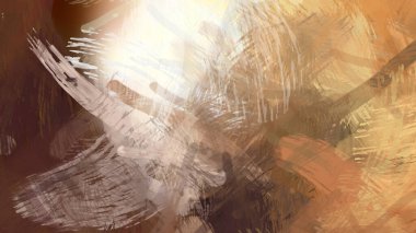 Soyut arkaplanda pürüzlü fırça darbeleri. Fırça boyası. Renkli boya darbeleri. Eşsiz duvar sanatı. Tuvaldeki modern sanat. Renkli çağdaş sanat eserleri.