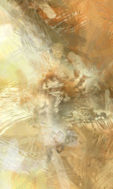Soyut arkaplanda pürüzlü fırça darbeleri. Fırça boyası. Renkli boya darbeleri. Eşsiz duvar sanatı. Tuvaldeki modern sanat. Renkli çağdaş sanat eserleri.