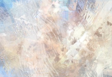 Soyut arkaplanda pürüzlü fırça darbeleri. Fırça boyası. Renkli boya darbeleri. Eşsiz duvar sanatı. Tuvaldeki modern sanat. Renkli çağdaş sanat eserleri.