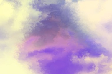 Modern fırça darbeleri. Poster, duvar sanatı, afiş, kart, kitap kapağı veya ambalaj için rahatlatıcı kompozisyonun yumuşak renkli çizimi. Pastel renklerle suluboya. 