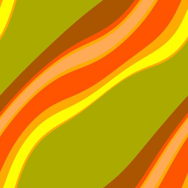 Renkli, dikişsiz şerit deseni. Soyut yüzey arkaplanı. Renkli duvar kağıtları. Retro parlak minimalist malzeme. Tekstil baskısı. Dekoratif motif.