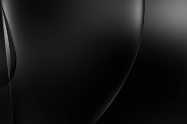 Web sitesi, poster, marka kimliği, broşür, sunum şablonu için lüks koyu bir arka plan. Dalgalı şekilli kaliteli tasarım. Dalgalanmalı soyut arkaplan. Pankart veya kapak tasarımı için dekorasyon.