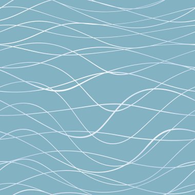 Dalgalı yansıtıcı çizgilerin kusursuz deseni. Lüks minimalist malzeme. Süs dalgasıyla dekoratif motif. Web, kartvizit, davetiye, poster, tekstil baskısı için zarif duvar kağıdı.