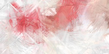 Soyut arkaplanda pürüzlü fırça darbeleri. Fırça boyası. Renkli boya darbeleri. Eşsiz duvar sanatı. Tuvaldeki modern sanat. Renkli çağdaş sanat eserleri.