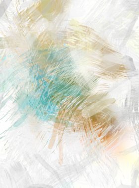 Soyut arkaplanda pürüzlü fırça darbeleri. Fırça boyası. Renkli boya darbeleri. Eşsiz duvar sanatı. Tuvaldeki modern sanat. Renkli çağdaş sanat eserleri.