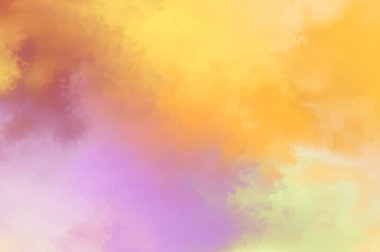 Modern fırça darbeleri. Poster, duvar sanatı, afiş, kart, kitap kapağı veya ambalaj için rahatlatıcı kompozisyonun yumuşak renkli çizimi. Pastel renklerle suluboya. 