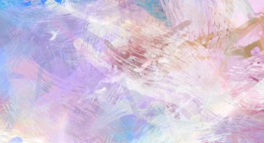 Soyut arkaplanda pürüzlü fırça darbeleri. Fırça boyası. Renkli boya darbeleri. Eşsiz duvar sanatı. Tuvaldeki modern sanat. Renkli çağdaş sanat eserleri.