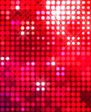 Parlak desenli duvar kağıdı. Sahne ışıkları olan renkli ışıkların ihtişamlı arkaplanı. Parlayan ışıklar siyah arka planda parti izleri. Sahne veya stadyum ışıklarının dijital illüstrasyonu. 