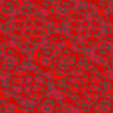 Yaratıcı karalama sanatı farklı şekil ve dokulara sahip kusursuz desen. Kolaj. Sanatsal arka plan. Soyut duvar kağıdı. Dekoratif hippi fayansları.