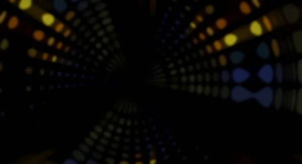 Вращение Светового Шоу Черном Фоне Роскошные Полосы Светящиеся Кружащиеся Обои — стоковое фото