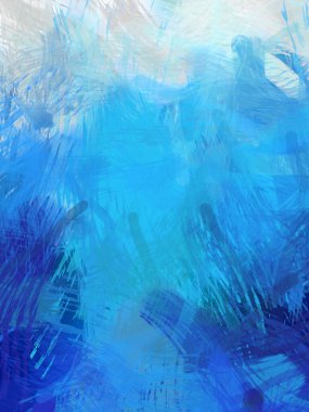 Soyut arkaplanda pürüzlü fırça darbeleri. Fırça boyası. Renkli boya darbeleri. Eşsiz duvar sanatı. Tuvaldeki modern sanat. Renkli çağdaş sanat eserleri.