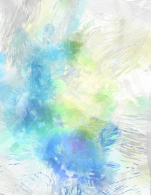 Soyut arkaplanda pürüzlü fırça darbeleri. Fırça boyası. Renkli boya darbeleri. Eşsiz duvar sanatı. Tuvaldeki modern sanat. Renkli çağdaş sanat eserleri.