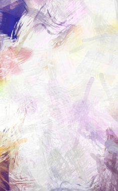 Soyut arkaplanda pürüzlü fırça darbeleri. Fırça boyası. Renkli boya darbeleri. Eşsiz duvar sanatı. Tuvaldeki modern sanat. Renkli çağdaş sanat eserleri.