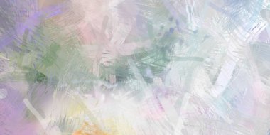 Soyut arkaplanda pürüzlü fırça darbeleri. Fırça boyası. Renkli boya darbeleri. Eşsiz duvar sanatı. Tuvaldeki modern sanat. Renkli çağdaş sanat eserleri.