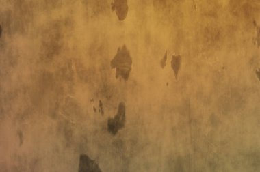 Gotik bir duvarda sıkıntılı ve kirli desenler var. Lekeli renkli hasarlı şablon. Tasarımınız için doku ve elementler. Pis duvar kâğıdı. Grunge arkaplanı.