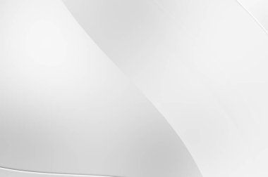 3 boyutlu illüstrasyon. Beyaz kıvrımlı yüzey. Lüks dokuma duvar kağıdı. Zarif bir zemin. Soyut fütüristik geçmiş. Minimalist geometrik kapak tasarımı. Çarpık beyaz çizgiler.