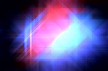 Parlak prizma arayüzü elementi. Soyut alevli geometrik arkaplan. Dijital teknolojinin grafiksel çizimi.