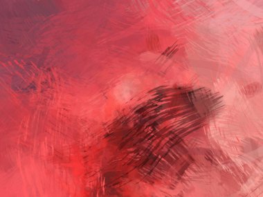 Soyut arkaplanda pürüzlü fırça darbeleri. Fırça boyası. Renkli boya darbeleri. Eşsiz duvar sanatı. Tuvaldeki modern sanat. Renkli çağdaş sanat eserleri.