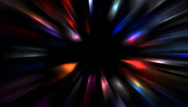 Parlayan yıldızın patlaması. Dinamik renkli arkaplan resmi. Parıldayan ışıklar duvar kağıdı. Tasarımınız için canlı şablon.