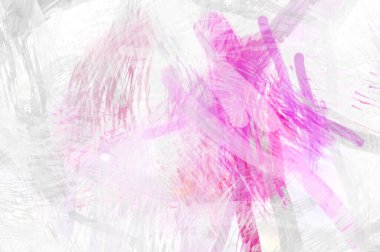 Soyut arkaplanda pürüzlü fırça darbeleri. Fırça boyası. Renkli boya darbeleri. Eşsiz duvar sanatı. Tuvaldeki modern sanat. Renkli çağdaş sanat eserleri.