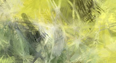 Soyut arkaplanda pürüzlü fırça darbeleri. Fırça boyası. Renkli boya darbeleri. Eşsiz duvar sanatı. Tuvaldeki modern sanat. Renkli çağdaş sanat eserleri.