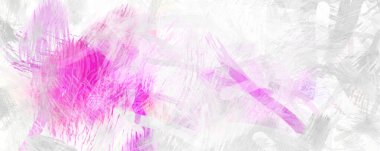 Soyut arkaplanda pürüzlü fırça darbeleri. Fırça boyası. Renkli boya darbeleri. Eşsiz duvar sanatı. Tuvaldeki modern sanat. Renkli çağdaş sanat eserleri.