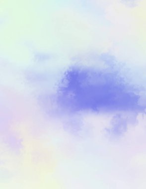 Modern fırça darbeleri. Poster, duvar sanatı, afiş, kart, kitap kapağı veya ambalaj için rahatlatıcı kompozisyonun yumuşak renkli çizimi. Pastel renklerle suluboya. 