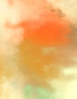 Modern fırça darbeleri. Poster, duvar sanatı, afiş, kart, kitap kapağı veya ambalaj için rahatlatıcı kompozisyonun yumuşak renkli çizimi. Pastel renklerle suluboya. 