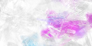 Soyut arkaplanda pürüzlü fırça darbeleri. Fırça boyası. Renkli boya darbeleri. Eşsiz duvar sanatı. Tuvaldeki modern sanat. Renkli çağdaş sanat eserleri.