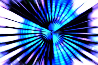 Siyah arkaplanda dönen ışık gösterisi. Lüks çizgiler. Parlak kıvrımlı duvar kağıdı. Uzay tüneli. Dönen ışık çemberi ya da maytap izi. Parlak konsept çizimi.