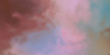 Modern fırça darbeleri. Poster, duvar sanatı, afiş, kart, kitap kapağı veya ambalaj için rahatlatıcı kompozisyonun yumuşak renkli çizimi. Pastel renklerle suluboya. 