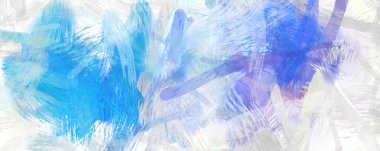 Soyut arkaplanda pürüzlü fırça darbeleri. Fırça boyası. Renkli boya darbeleri. Eşsiz duvar sanatı. Tuvaldeki modern sanat. Renkli çağdaş sanat eserleri.